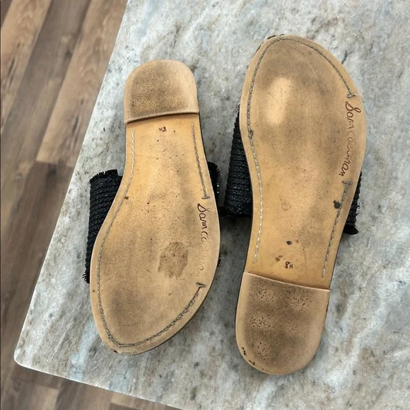 Sam Edelman Slides Sandals Black Rubber Sole size 8.5 - Picture 11 of 14